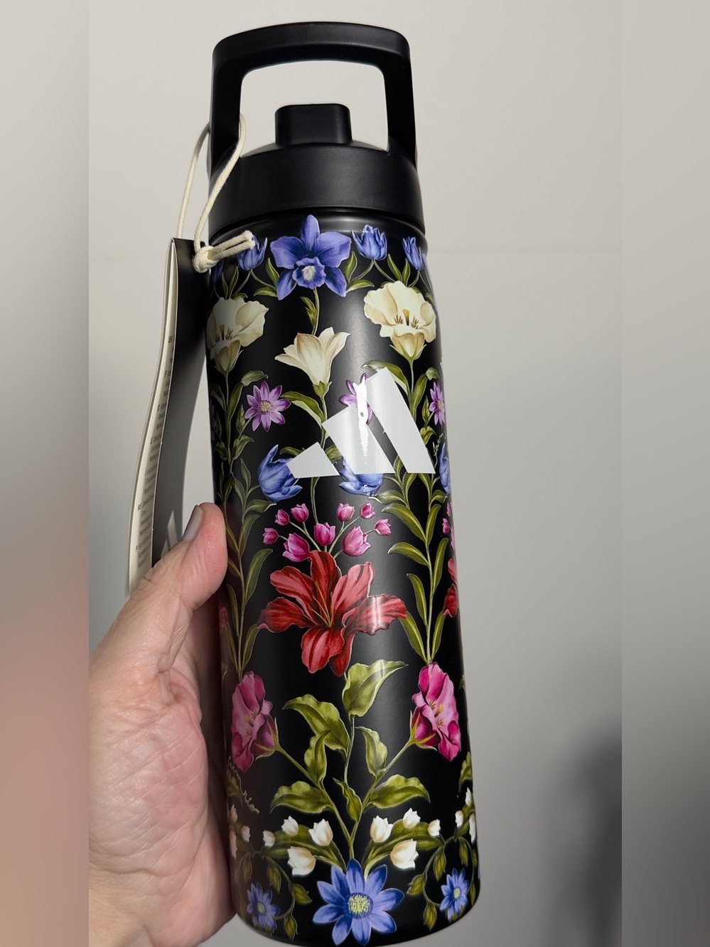 NWT Adidas x FARM Rio Stainless Steel Water Bottle 20 oz 600ml Floral